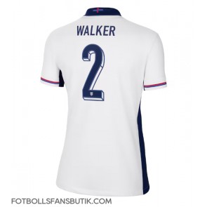 England Kyle Walker #2 Replika Hemmatröja Damer EM 2024 Kortärmad